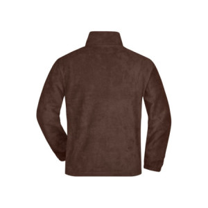 James & Nicholson Half-Zip Fleece brown