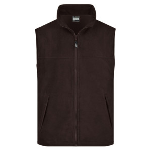 James & Nicholson Fleece Vest brown