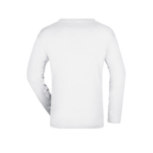 James & Nicholson Men's Long-Sleeved Medium white