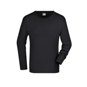 James & Nicholson Men's Long-Sleeved Medium black