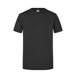 James & Nicholson Men's Slim Fit-T black