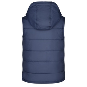 James & Nicholson Men's Padded Vest navy