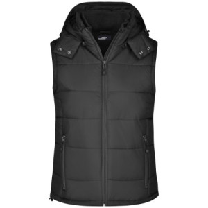 James & Nicholson Ladies' Padded Vest black