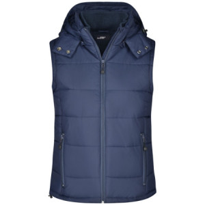 James & Nicholson Ladies' Padded Vest navy