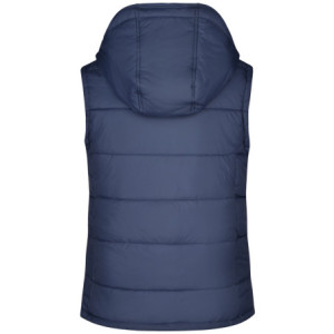 James & Nicholson Ladies' Padded Vest navy