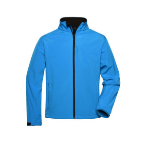 James & Nicholson Men's Softshell Jacket aqua