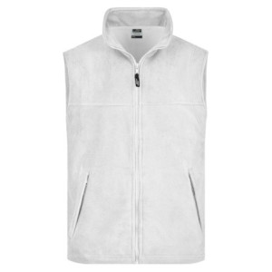 James & Nicholson Fleece Vest white