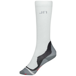 James & Nicholson Compression Socks white