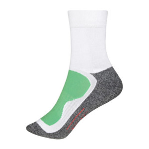 James & Nicholson Sport Socks white/green