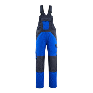 MASCOT® Leeton LIGHT Latzhose mit Knietaschen - Kornblau/Schwarzblau