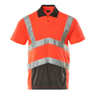 MASCOT® Anadia SAFE YOUNG Polo-Shirt - Hi-vis Rot/Dunkelanthrazit