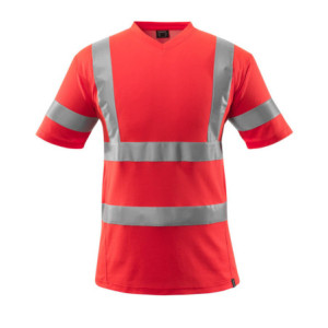 MASCOT® SAFE CLASSIC T-Shirt - Hi-vis Rot