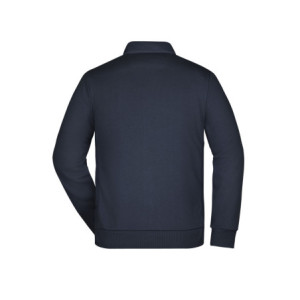 James & Nicholson Men's Hybrid Sweat Jacket navy