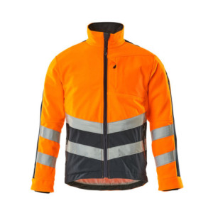MASCOT® Sheffield SAFE SUPREME Fleecejacke - Hi-vis Orange/Schwarzblau