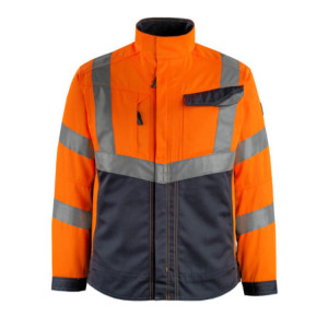 MASCOT® Oxford SAFE SUPREME Jacke - Hi-vis Orange/Schwarzblau