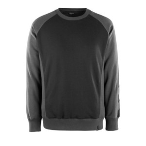 MASCOT® Witten UNIQUE Sweatshirt - Schwarz/Dunkelanthrazit