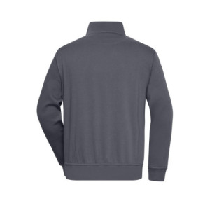James & Nicholson Workwear Half Zip Sweat carbon