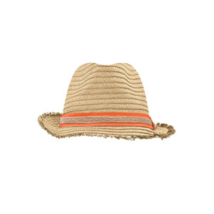 Daiber Trendy Summer Hat straw/orange