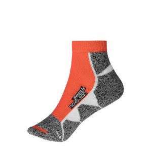 James & Nicholson Sport Sneaker Socks bright-orange/white