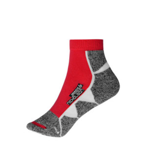 James & Nicholson Sport Sneaker Socks red/white