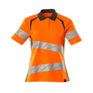 MASCOT® Damen ACCELERATE SAFE Polo-Shirt - Hi-vis Orange/Dunkelanthrazit