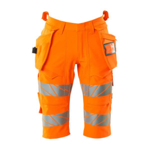 MASCOT® ACCELERATE SAFE Shorts, lang mit Hängetaschen - Hi-vis Orange