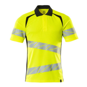 MASCOT® ACCELERATE SAFE Polo-Shirt - Hi-vis Gelb/Schwarz