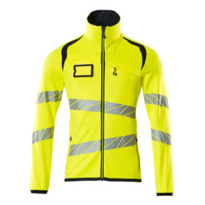 MASCOT® ACCELERATE SAFE Fleecepullover mit Reißverschluss - Hi-vis Gelb/Schwarzblau
