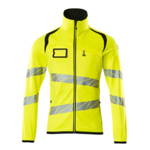 MASCOT® ACCELERATE SAFE Fleecepullover mit Reißverschluss - Hi-vis Gelb/Schwarz