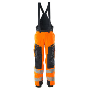 MASCOT® Regen ACCELERATE SAFE Winterhose - Hi-vis Orange/Schwarzblau