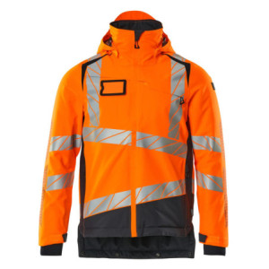 MASCOT® Regen ACCELERATE SAFE Winterjacke - Hi-vis Orange/Schwarzblau