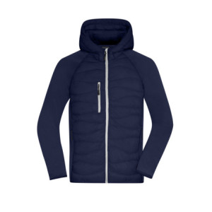 James & Nicholson Men's Hybrid Jacket navy/navy