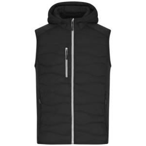 James & Nicholson Men's Hybrid Vest navy/navy