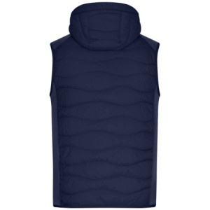 James & Nicholson Men's Hybrid Vest navy/navy