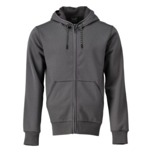 MASCOT® Customized Kapuzensweatshirt mit Reißverschluss - Anthrazitgrau