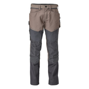 MASCOT® Customized Hose mit Knietaschen - Dunkel Sandbeige/Anthrazitgrau