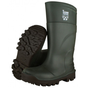 Techno Boot PU THERMOSTIEFEL S5 bis - 50 °C GRÜN / SCHWARZ