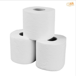 Toilettenpapier 3-lagig, hochweiß
