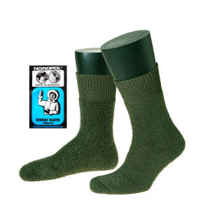 IMMERWARM“ Vollplüschsocke 7000 halblang, Farbe: oliv