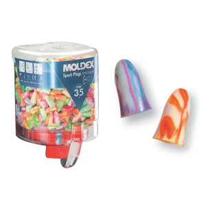 Moldex Einwegstöpsel Spark Plugs in MoldexStation, klein SNR 35 dB