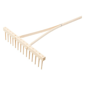 Holzharke 14 Zinken mit Stiel