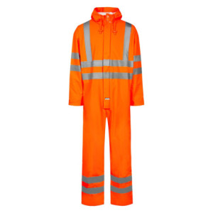 Multinorm Hi-Vis Schutzanzug in extra starker PVC-Qualität - Hi-Vis Orange