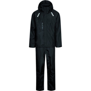 Atmungsaktives Regen-Set in einer weichen und leichten Qualität - Schwarz