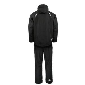 Atmungsaktives Regen-Set in einer weichen und leichten Qualität - Schwarz