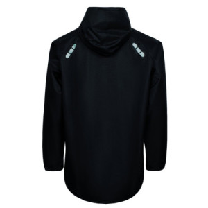 Atmungsaktive Regenjacke- Schwarz