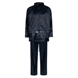 Regenset mit Jacke und Hose in Polyesterqualität - Navy