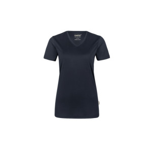 HAKRO Damen V-Shirt COOLMAX® - tinte