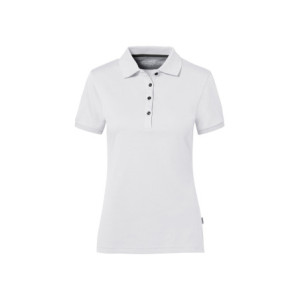 HAKRO COTTON TEC® Damen Poloshirt - weiß