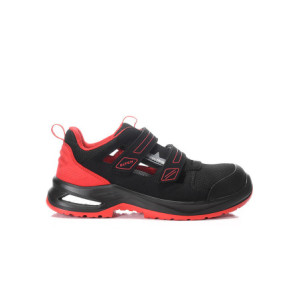 ELTEN Sicherheitssandale NEAL XXFIT Compo black-red Easy ESD S1PS Typ 3