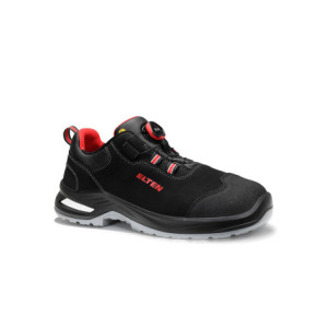 ELTEN Sicherheitshalbschuh TERRY XXFIT BOA® black-red Low ESD S3S Typ 2